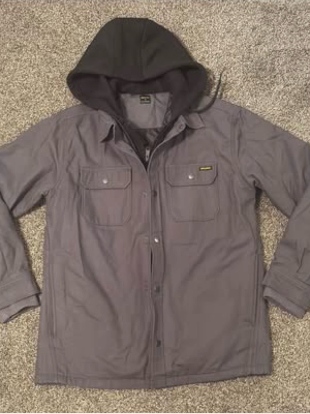 Brahma Men’s Gray Work Jacket with Hood